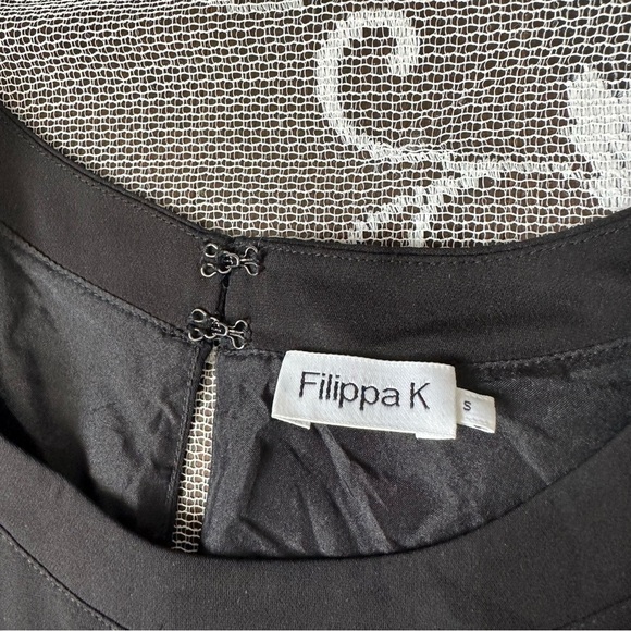 Filippa K 100% Silk Shift Dress in Black Sz Small - Picture 12 of 12